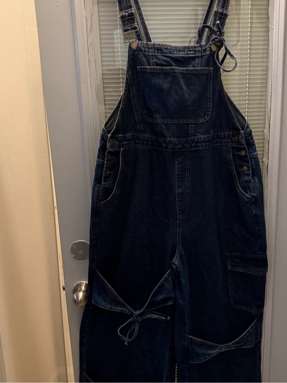 Cider Blue Denim Overalls with Branded Tag